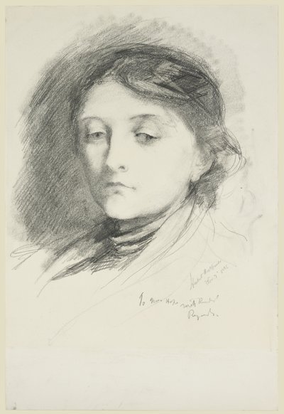 Mevrouw Thomas Tylston Greg door Hubert von Herkomer