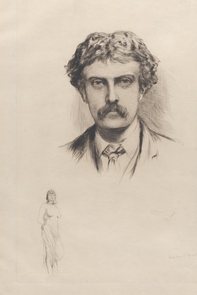 Portret van Cecil Lawson, 1882 door Hubert von Herkomer