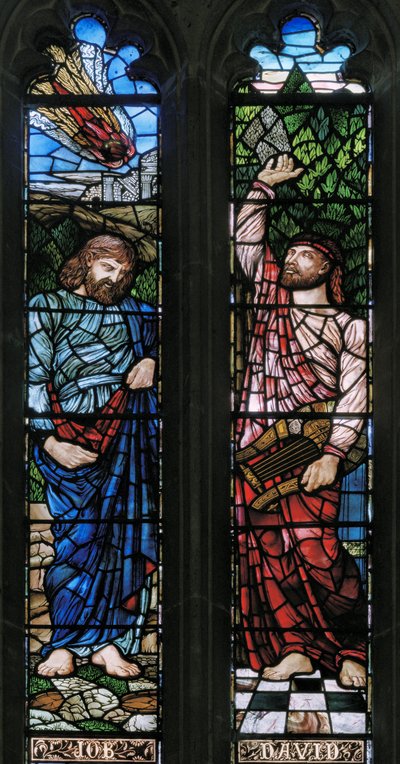 Job en David door Hugh Arthur Kennedy