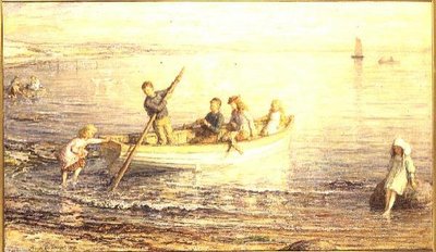 Kinderen aan het varen door Hugh Cameron