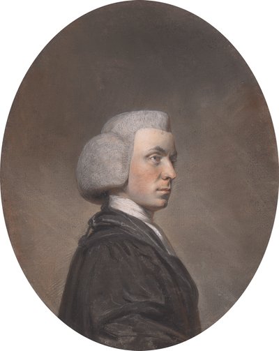 Portret van een godgeleerde door Hugh Douglas Hamilton