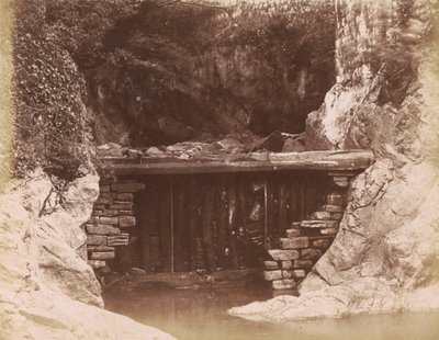 De molendam,1855 (foto) door Hugh Owen