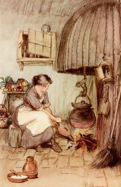 Illustratie voor J M Barries The Admirable Crichton door Hugh Thomson
