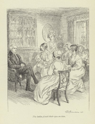 Illustratie voor Janets Berouw door Hugh Thomson