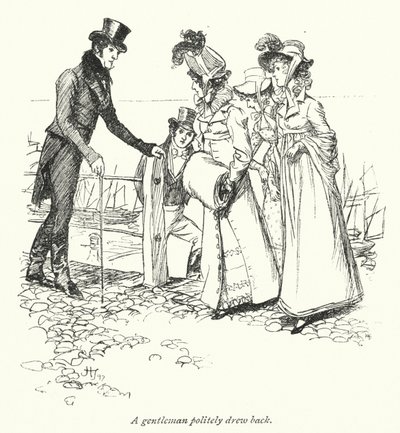 Illustratie voor Persuasion door Jane Austen door Hugh Thomson