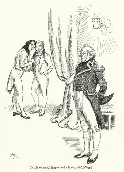 Illustratie voor Persuasion door Jane Austen door Hugh Thomson