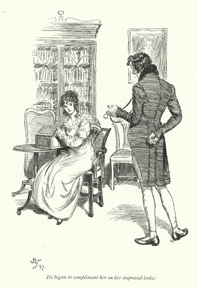 Illustratie voor Persuasion door Jane Austen door Hugh Thomson