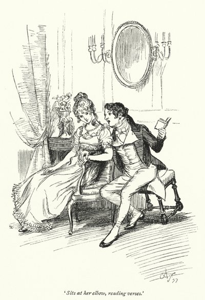 Illustratie voor Persuasion door Jane Austen door Hugh Thomson
