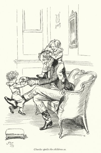 Illustratie voor Persuasion door Jane Austen door Hugh Thomson
