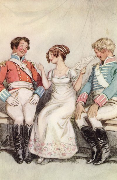 Illustratie voor Quality Street door Hugh Thomson