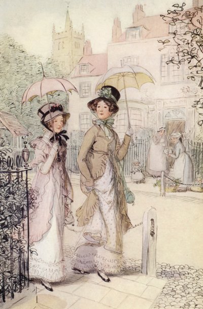 Illustratie voor Quality Street door Hugh Thomson