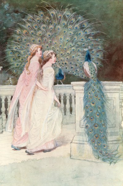 Illustratie voor Shakespeares Zoals het u bevalt door Hugh Thomson