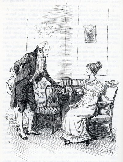 Jane Fairfax (illustratie) door Hugh Thomson