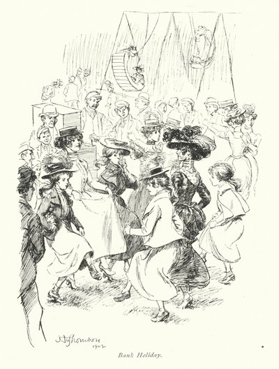 Londen: Bank Holiday door Hugh Thomson