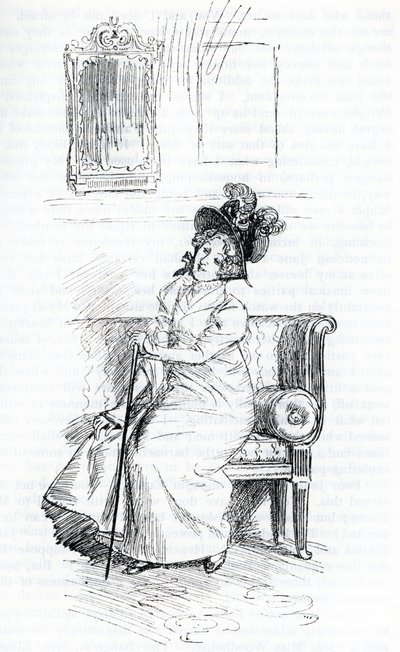 Mevrouw Elton (illustratie) door Hugh Thomson