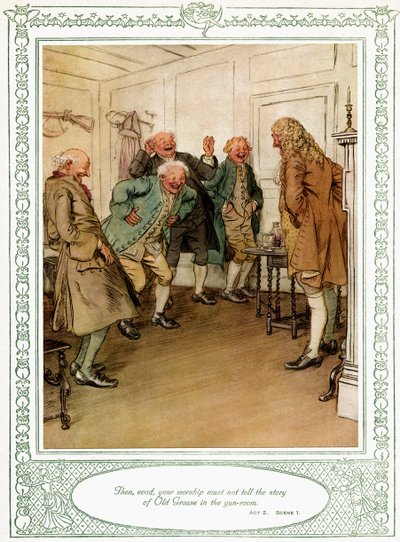 She Stoops to Conquer door Hugh Thomson