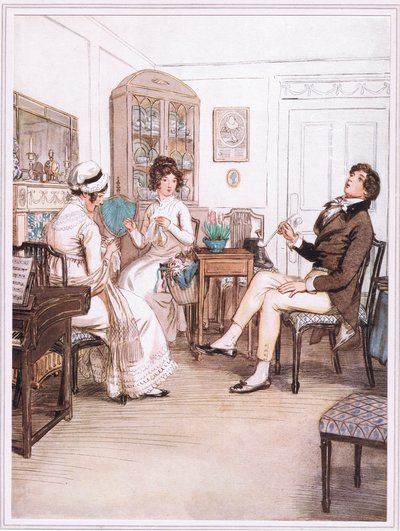Phoebe: Hij is absoluut onbevreesd, Susan, hij heeft zijn pijp in deze kamer gerookt. door Hugh Thomson
