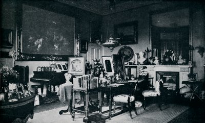 De Privé Zitkamer van de Koningin in Osborne, ca. 1899, 1901 door Hughes and Mullins