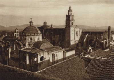 Mexico: Cuernavaca (zwart-wit foto) door Hugo Brehme