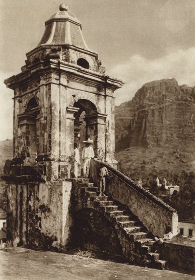 Mexico: Taxco (z/w foto) door Hugo Brehme