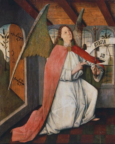 Aartsengel Gabriël (detail) door Hungarian School