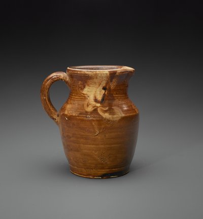 Kan, ca. 1889-1900 (slip-geglazuurd steengoed) door Hunt Pottery First Site attr.to Hunt Pottery First Site attr.to