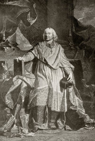 Jacques Bénigne Bossuet (gegraveerd door Pierre Imbert Drevet, uit 