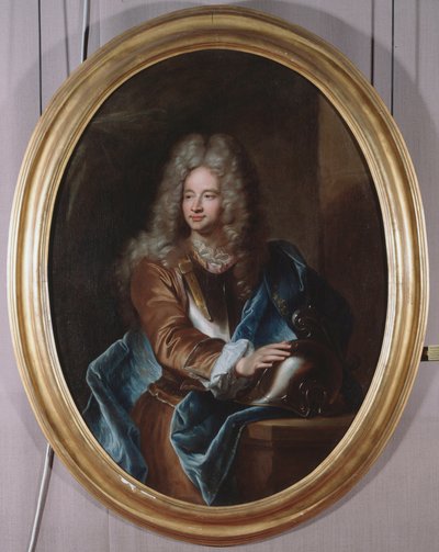 Portret van de Italiaanse diplomaat Anton Giulio II Brignole-Sale (1673-1710) ambassadeur bij koning Lodewijk XIV door Hyacinthe Francois Rigaud