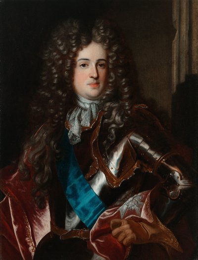 Portret van Aleksander Benedykt Sobieski door Hyacinthe Rigaud