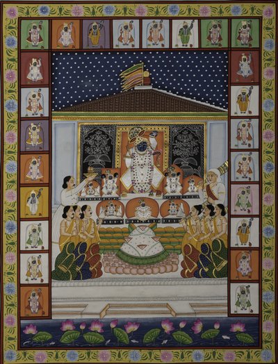 De eredienst in de Shrinathji-tempel door IMAGINEERS STUDIO