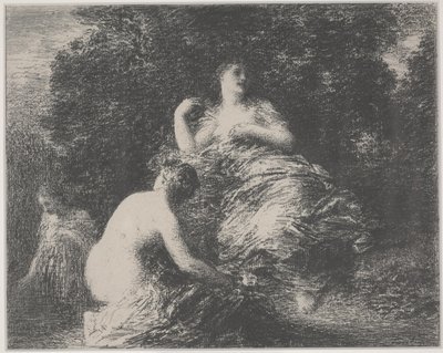 De Baadsters door Ignace Henri Jean Fantin Latour