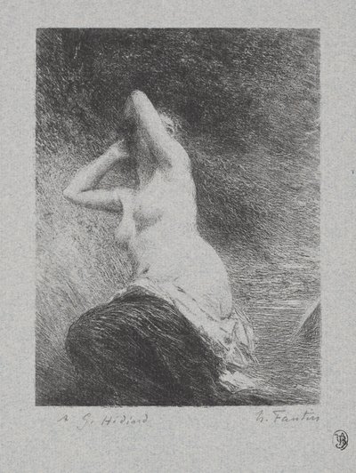 Ariadne, 1900 door Ignace Henri Jean Fantin Latour