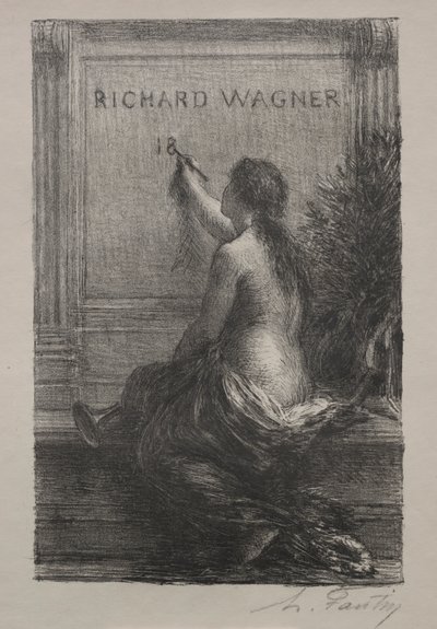Onsterfelijkheid, 1886 door Ignace Henri Jean Fantin Latour