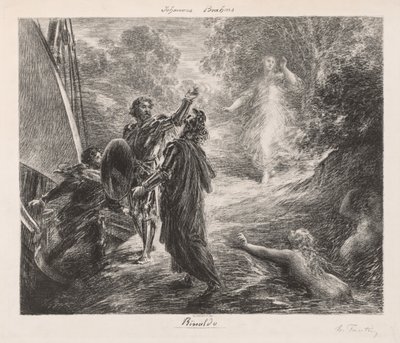 Rinaldo door Ignace Henri Jean Fantin Latour