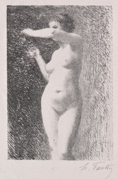 Studie voor Eva, 1898 door Ignace Henri Jean Fantin Latour