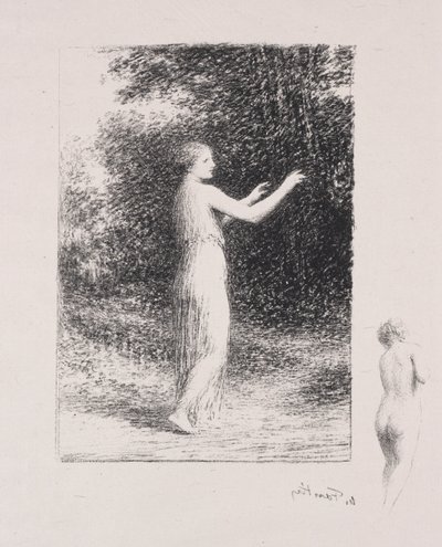 De Bedelaar door Ignace Henri Jean Fantin Latour