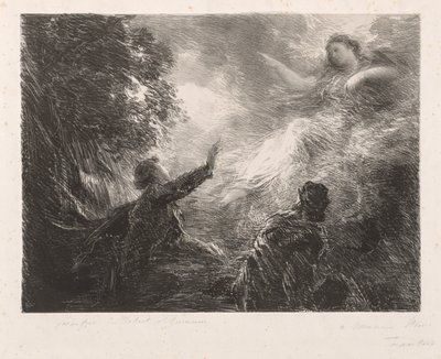 De fee van de Alpen, 1873 door Ignace Henri Jean Fantin Latour