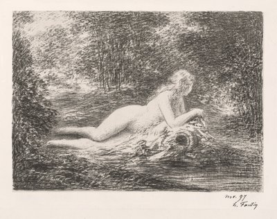 De lente door Ignace Henri Jean Fantin Latour