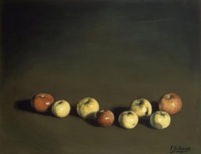 Stilleven met acht appels door Ignacio Zuloaga y Zabaleta