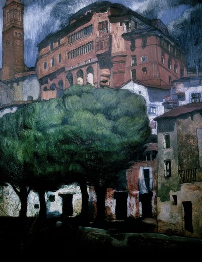 Aartsbisschoppelijk Paleis van Tarragona door Ignacio Zuloaga y Zabaleta
