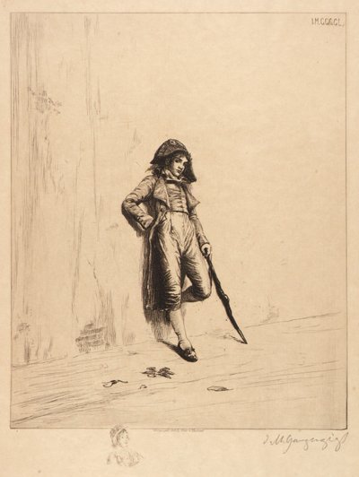 De schoenen door Ignaz Marcel Gaugengigl