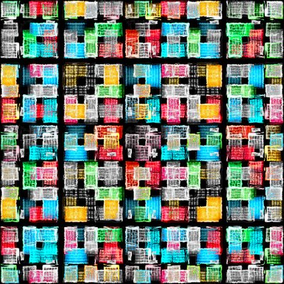 Levendige abstracte blokken door Igor Shrayer