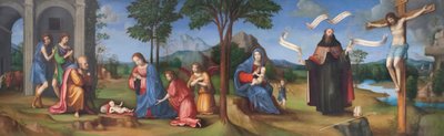 Visie van Sint Augustinus door Il (1450-1517) Francia