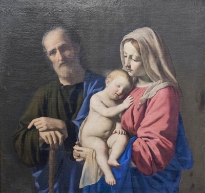 De Heilige Familie door Il (1609 85) Sassoferrato