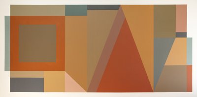Abstracte kleurblokken door Ildefonso Martín