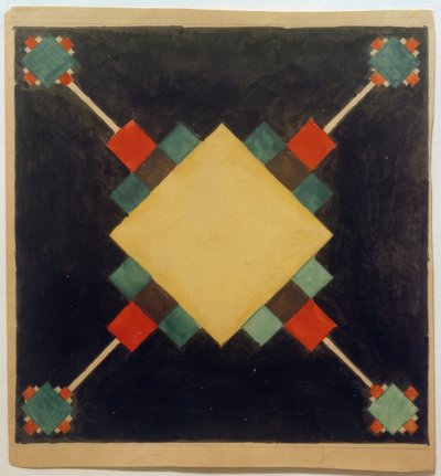Ontwerp van een ornament door Ilja Grigorewitsch Tschaschnik