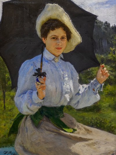 In de zon door Ilya Efimovich Repin