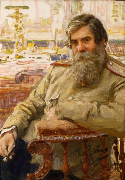 Portret van de neurofysioloog en psychiater Vladimir Bekhterev 1857-1927, 1913 door Ilya Efimovich Repin