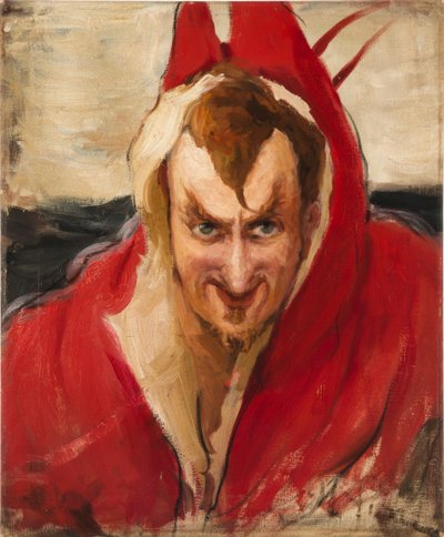 Grigory Grigoryevich Ge 1867-1942 als Mephistopheles door Ilya Efimovich Repin