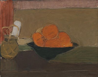 Stilleven met sinaasappels door Immanuel Ibsen